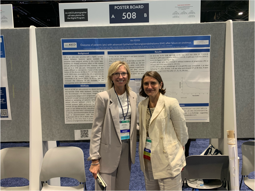 Denise Robinson and Sylvia Stacchiotti, MD
