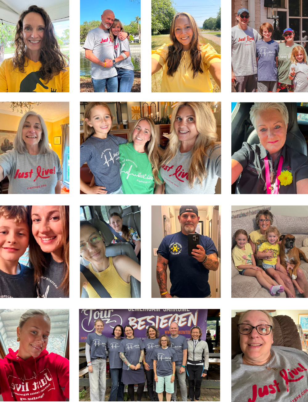 Sarcoma Awareness Month Collage